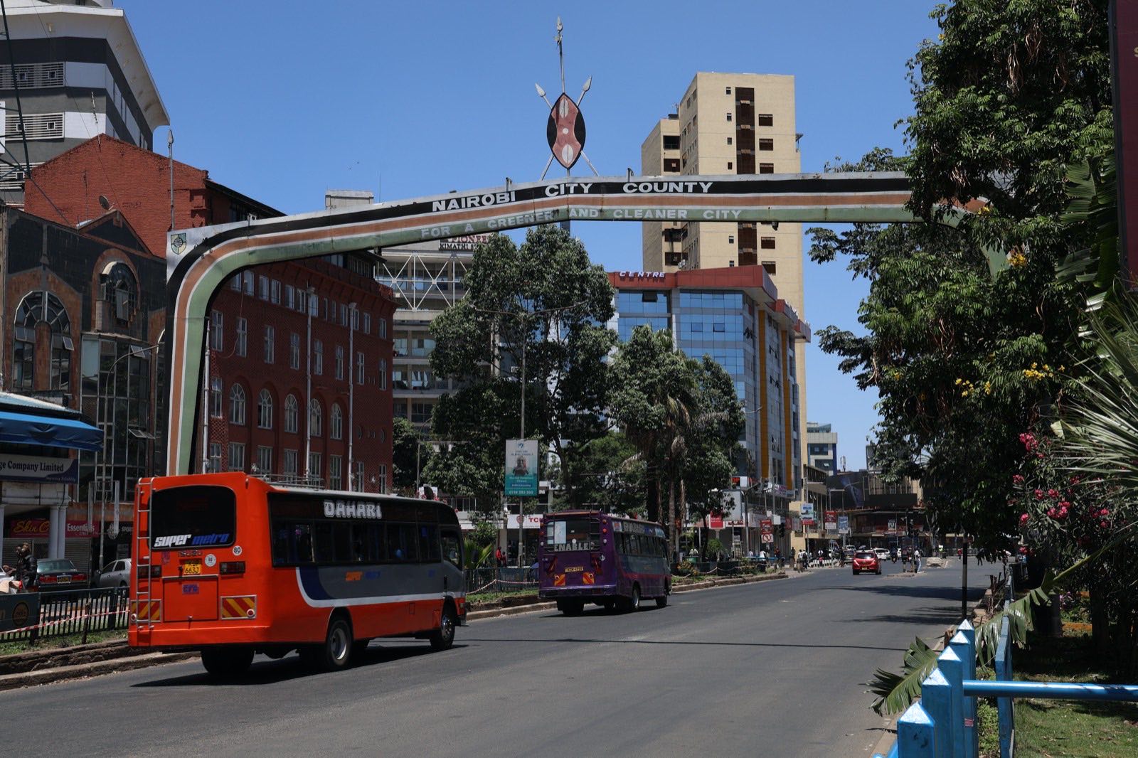 Street scene in central Nairobi, Kenya